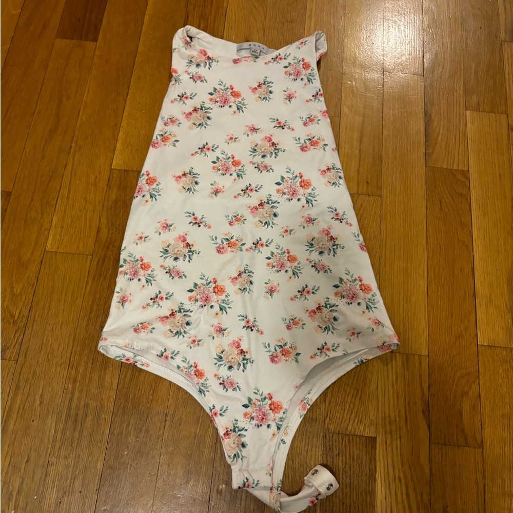 Floral Print Bodysuit